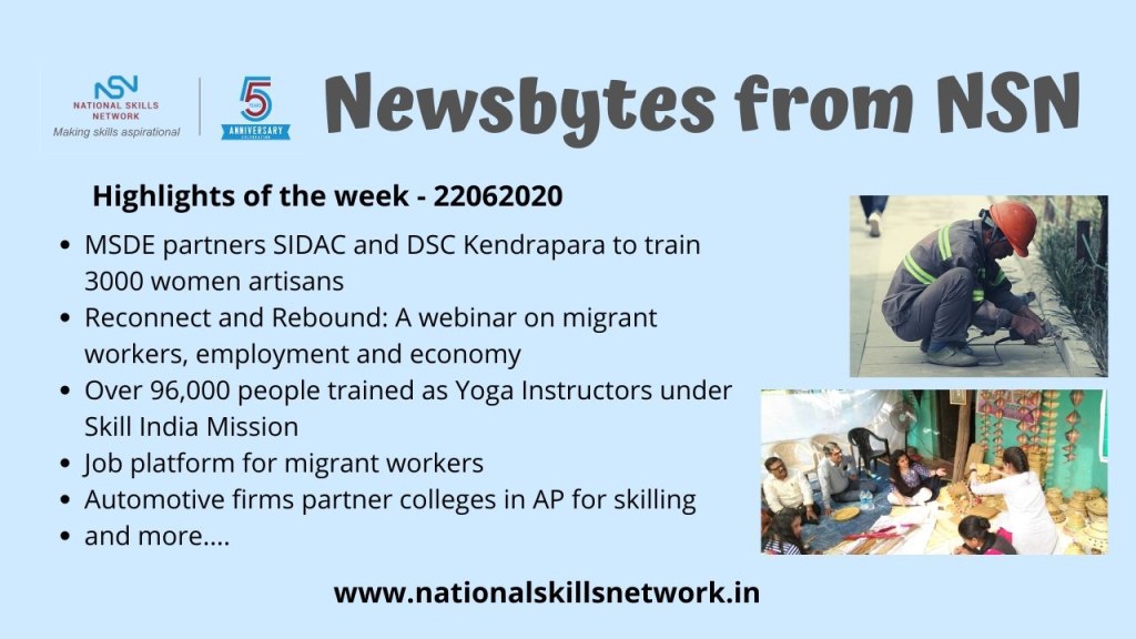 Picture of: Weekly News Bytes on Skill Development and Vocational Training