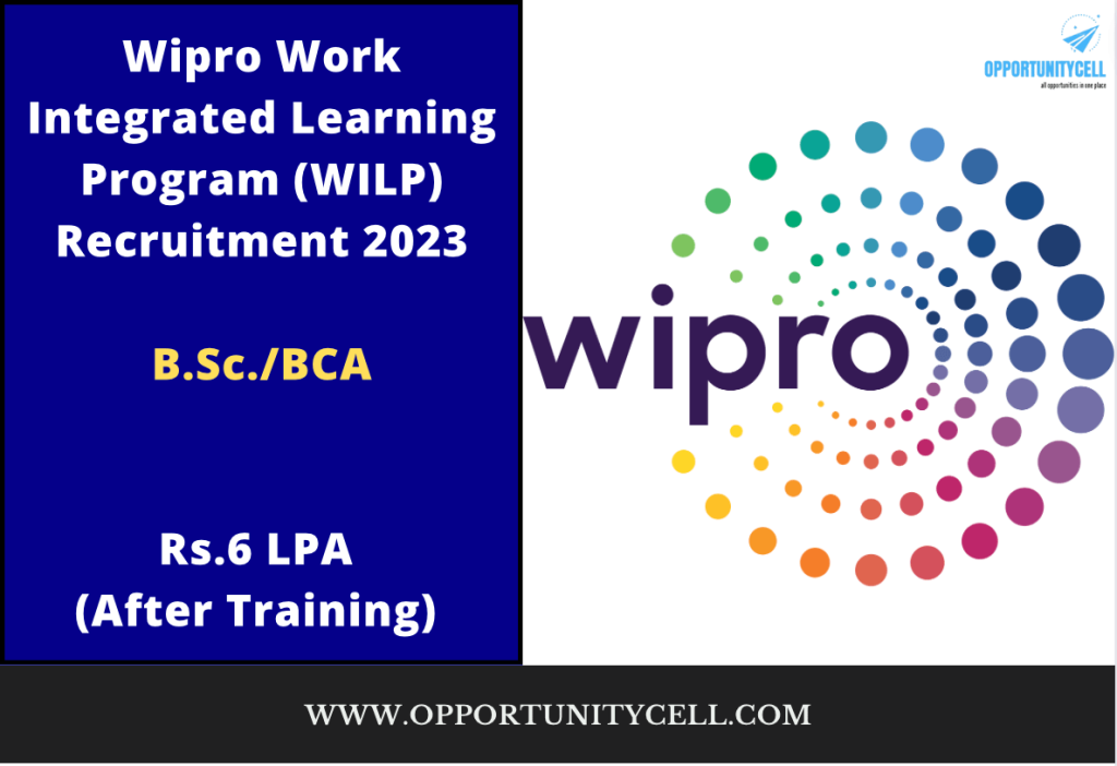 Picture of: Wipro Off-Campus WILP Recruitment Program :Apply Now